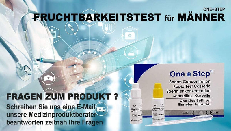 [Australia] - Pack of 2 One+Step Fertility Test for Men - Sperm Test Sperm Test for Men Sperm Test - Measures the concentration of sperm 