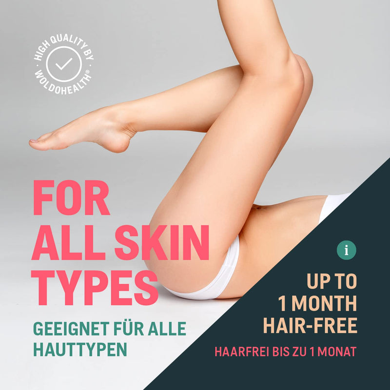 [Australia] - Wax beads for hair removal with aloe vera 800g - without fleece strips 