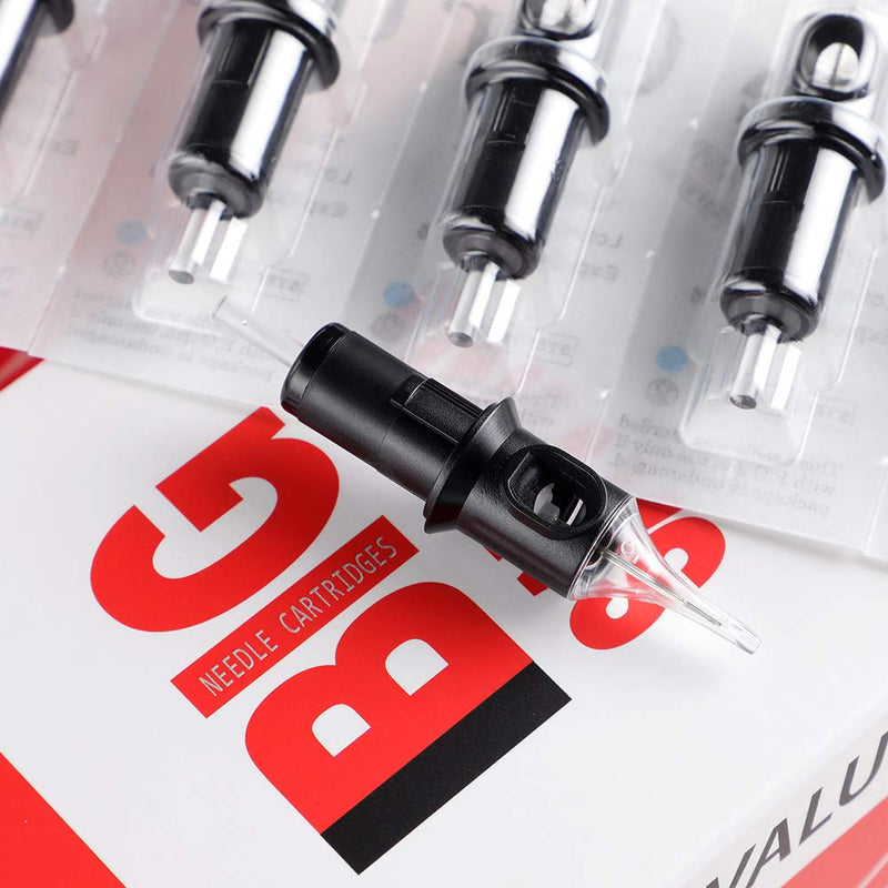 [Australia] - STIGMA #12(7RL) Standard Disposable Tattoo Needle Cartridges with Membrane Safety Cartridges for Tattoo Artists Round Liner 50Pcs Super Value Pack EN05-50-1207RL 1207RL 