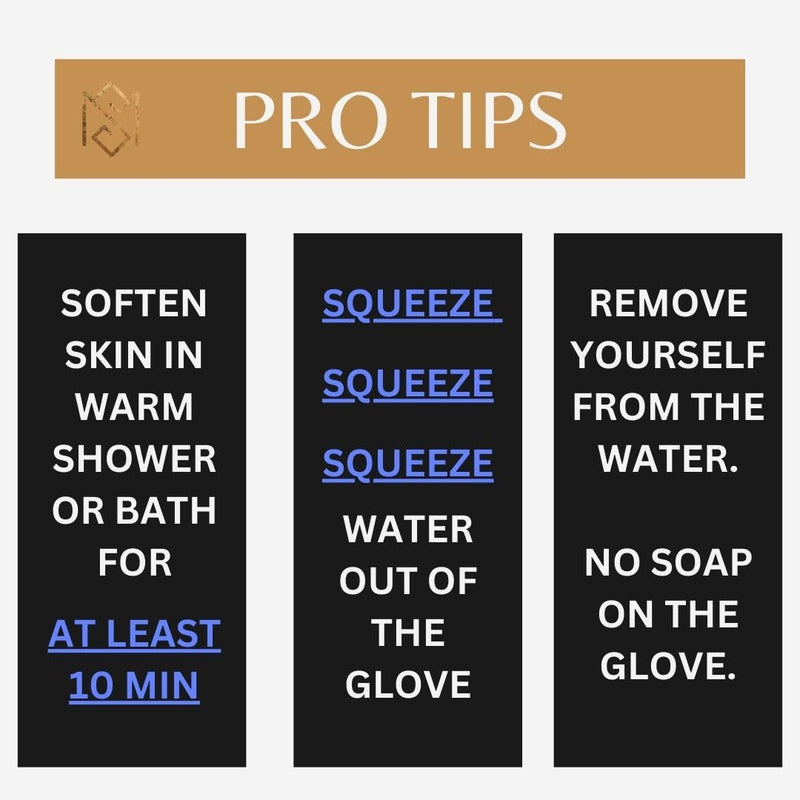[Australia] - Exfoliating Glove Kessa Mitt Body Scrubber - Dead Skin Remover Shower Glove for Dead Skin Scrubbing and Deep Pore Cleansing - by MoroccanSource (1 Pack black) 1 Pack Black 