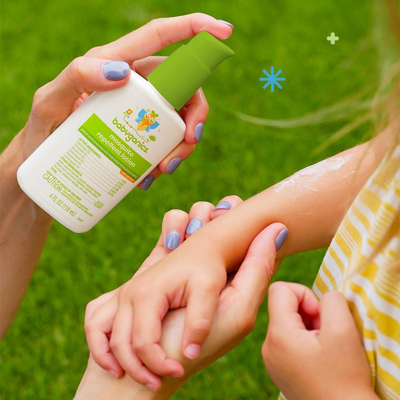 [Australia] - Babyganics Mosquito Repellent Lotion, Made with Plant and Essential Oils, Non-Greasy, 4oz White 4 Fl Oz (Pack of 1) 