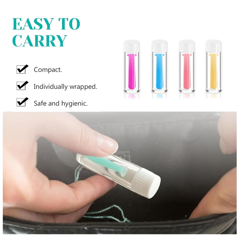 [Australia] - WERIGONI 8 Piece Contact Lens Remover Insertion Tool Set, Portable Silicone Contact Lens Holder, Contact Lens Suction Cup with Plastic Bottle 