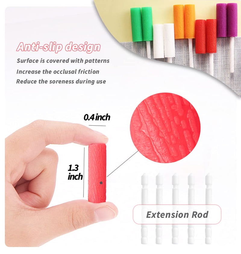 [Australia] - Aligner Chewies, 12-Pack Medical Grade Silicone Orthodontic Chompers Aligner Trays Seaters Chewies for Invisalign Aligners(Green) Green 