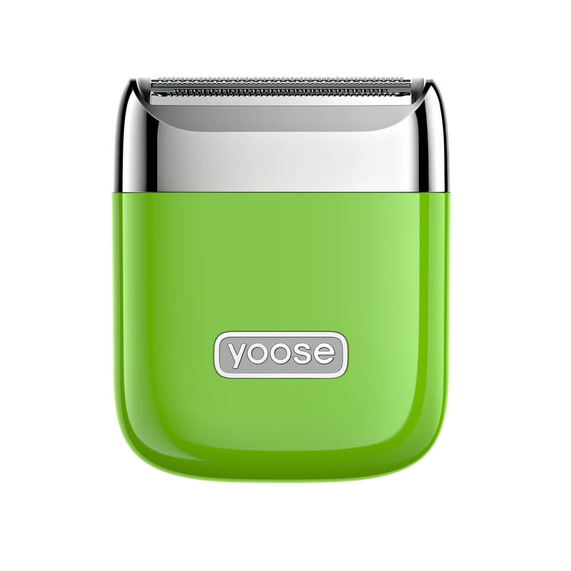 yoose Electric Razors for Women, IPX7 Alloy Body Bikini Trimmer for Women (USB-C, Trimmer Comb, Multi Shaving Modes), Portable Size, Cyber Green