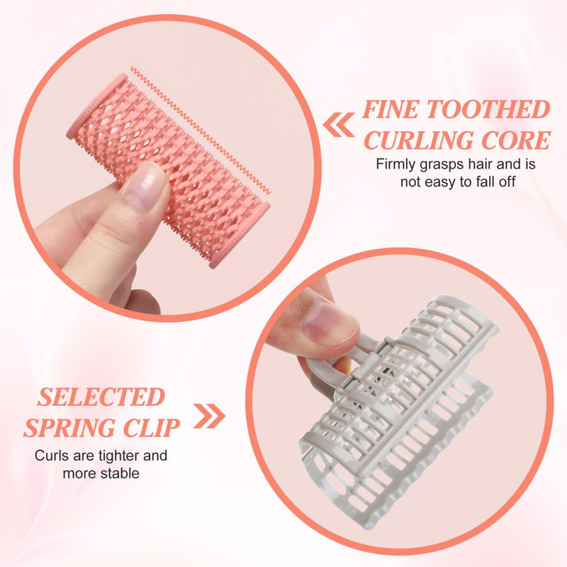 Hair Rollers with Clip Volumizing Bangs Curler DIY Styling Accessories Tool Portable Self Grip Volume Hair Root Clips 6PCS