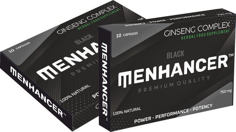 Enhance Your Performance - Extra Strength Performance Enhancing Pills, Stamina Endurance Booster Black Supplement Pills for Men - 10 Ginseng Capsules