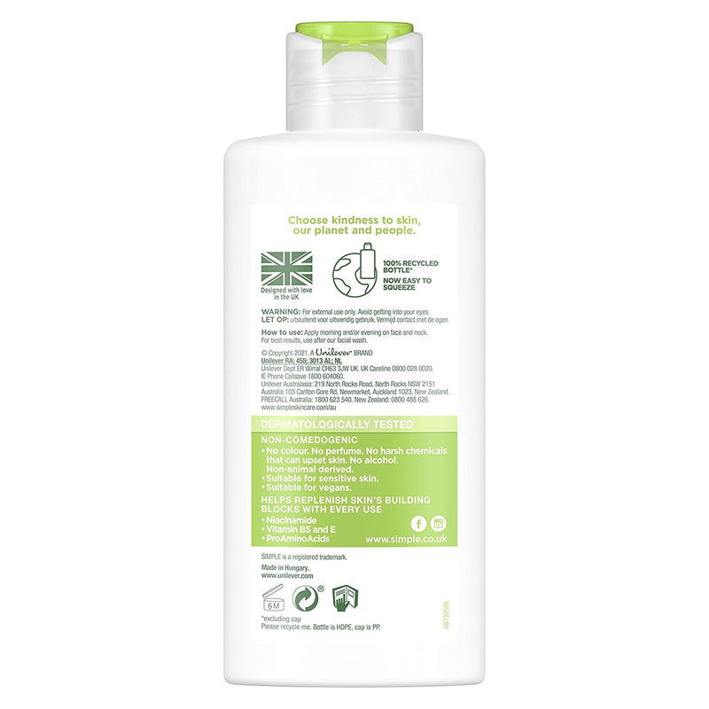 Simple Sensitive Skin Experts Hydrating Light Moisturizer, 4.2 FZ (Pack of 3)