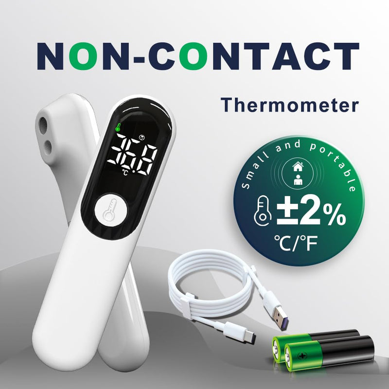 [Australia] - Rechargeable Non-Contact Forehead Thermometer for Adults and Kids, Medical Digital Touchless with Fast Reading 