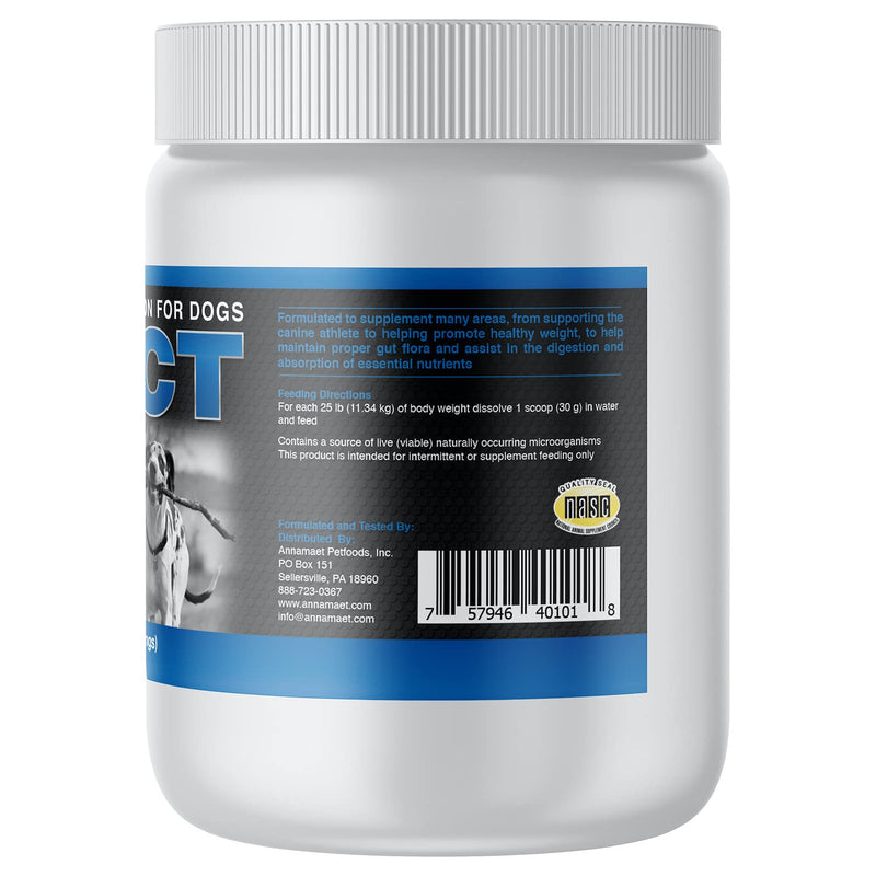 Annamaet Impact – High-Energy Dense Nutrition Supplement for Dogs – Helps Support Healthy Weight in Canine Athletes, Post-Surgical Dogs and Dogs with Fast Metabolism - 1 lb - PawsPlanet Australia