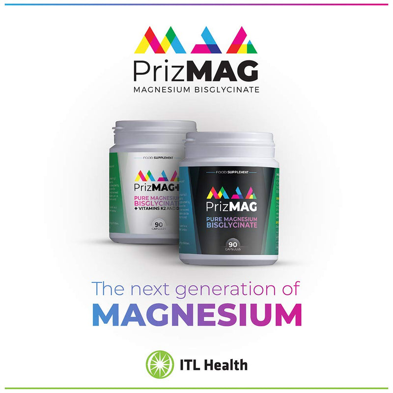 MAG365 ITL Health PrizMAG Plus Magnesium Capsules by ITL Health | Supports Healthy Bones & Better Sleep | Helps Regulate Blood Sugar | Easy Absorption | Pure Quality | 90 Count - Vegan & Gluten Free