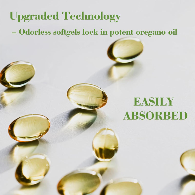 [Australia] - Oil of Oregano with Black Seed Oil,6000mg Oregano Oil Capsules,Non-GMO,Gluten Free,Antioxidant & Immune Support (1) 1 