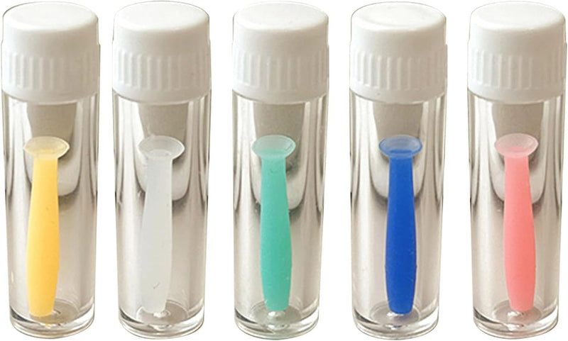 [Australia] - Pink Contact Lens Remover Tool, Silicone Plunger for Soft and Hard Lenses, Multipurpose Accessory Soft Contact Lens Helper Tool 