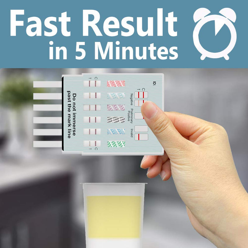 [Australia] - Prime Screen [25 Pack] 6 Panel Urine Drug Test Kit (THC-Marijuana, BZO-Benzos, MET-Meth, OPI, AMP, COC), WDOA-264 