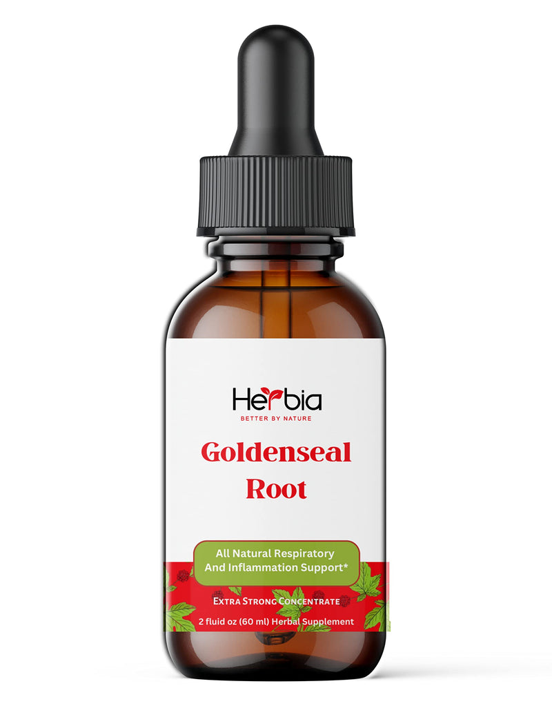 [Australia] - Organic Goldenseal Root Supplement-Boost Immunity, Antioxidants, Liquid Alcohol Extract, 2 Fluid oz (60 ml) 