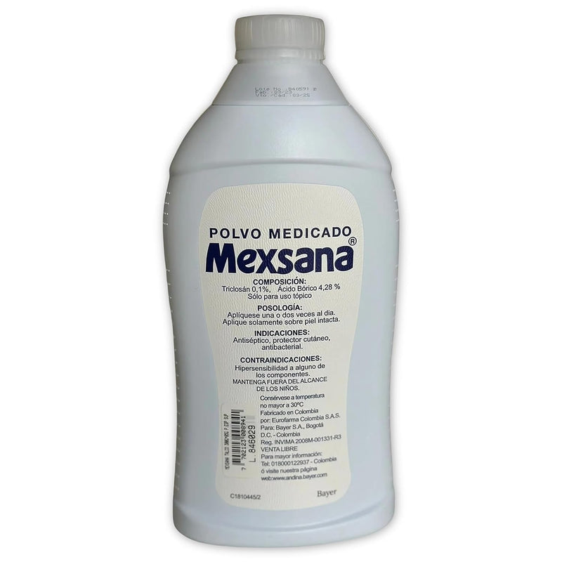 [Australia] - Polvo Mexsana para pies por 300g, Ayuda a Refrescar y Absorber Sudor -Mexsana Foot Powder - Traditional Relief for Feet, 10.58 oz, Sweat Absorption - Despensa Colombiana 
