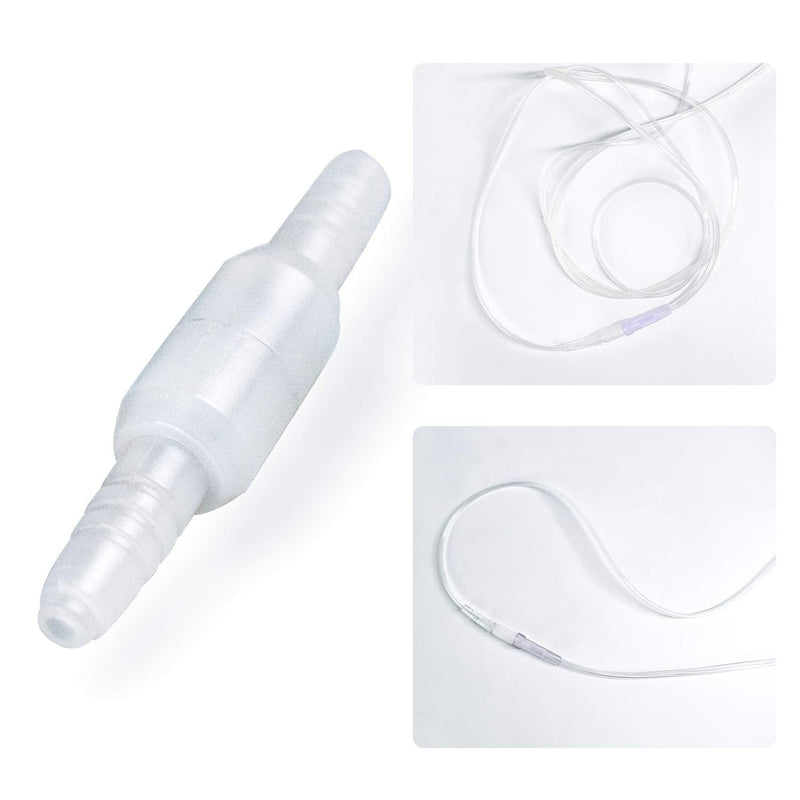 [Australia] - 5Packs Oxygen Tubing Swivel Connector for Oxygen Tubing, Swivel Oxygen Tubing Connector, Avoid Tangling of Tube 5 Count (Pack of 1) 