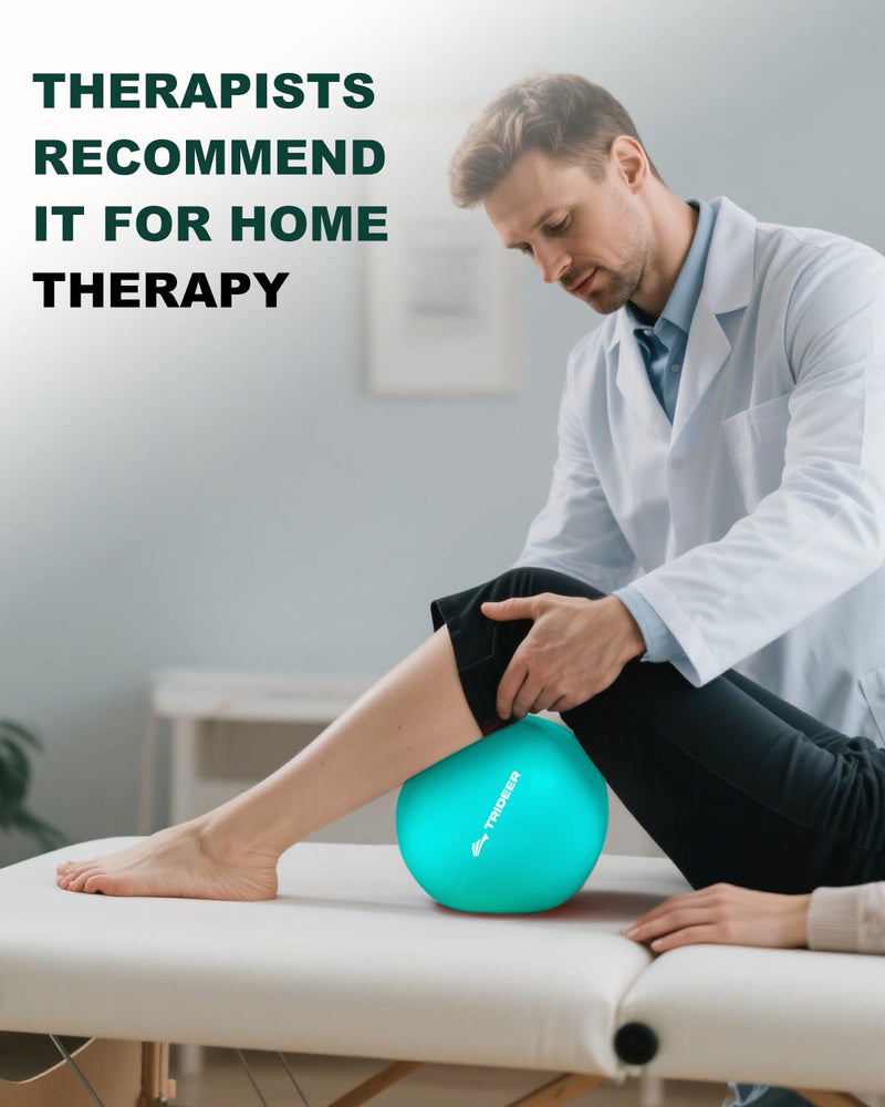 [Australia] - Trideer Pilates Ball 9 Inch, Small Exercise Ball with Exercise Guide for Yoga, Core Training, Physical Therapy, Balance, Stability, Stretching ‚ÄéTurkis 