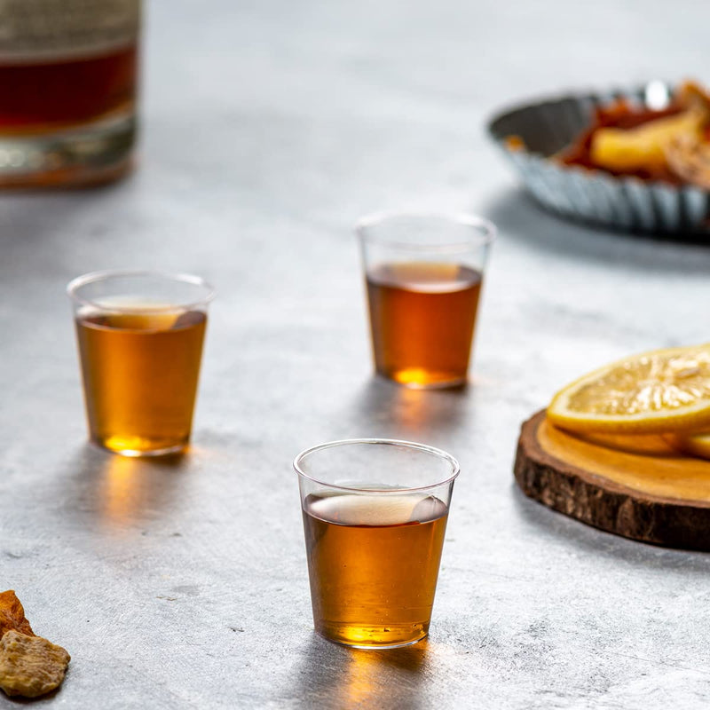 [Australia] - Comfy Package [1 oz. - 100 Count Clear Hard Plastic Shot Glasses Disposable Shot Cups 