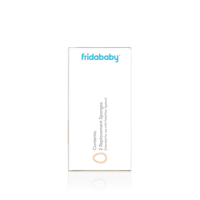 [Australia] - Frida Baby Replacement Sponges for The 3-Step Cradle Cap System by Dermafrida The Flakefixer 2 Pack of Soft Sponges Work with The Flakefixer System(Sold Separately) 