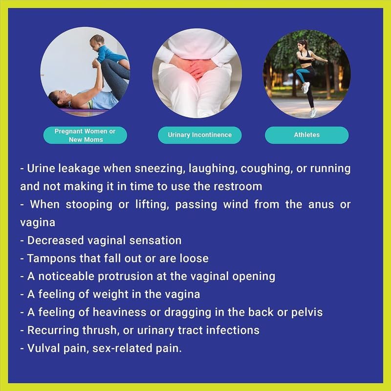 Patented Women’s Pelvic Floor Orthotic Support Belt ― Uterus Pain Relief Girdle for Dropped Bladder, Vulvar Varicosities, Postpartum Recovery, SPD | High Waist - SAPPHIRE BLUE (X-LARGE - Waist 36-40") X-Large