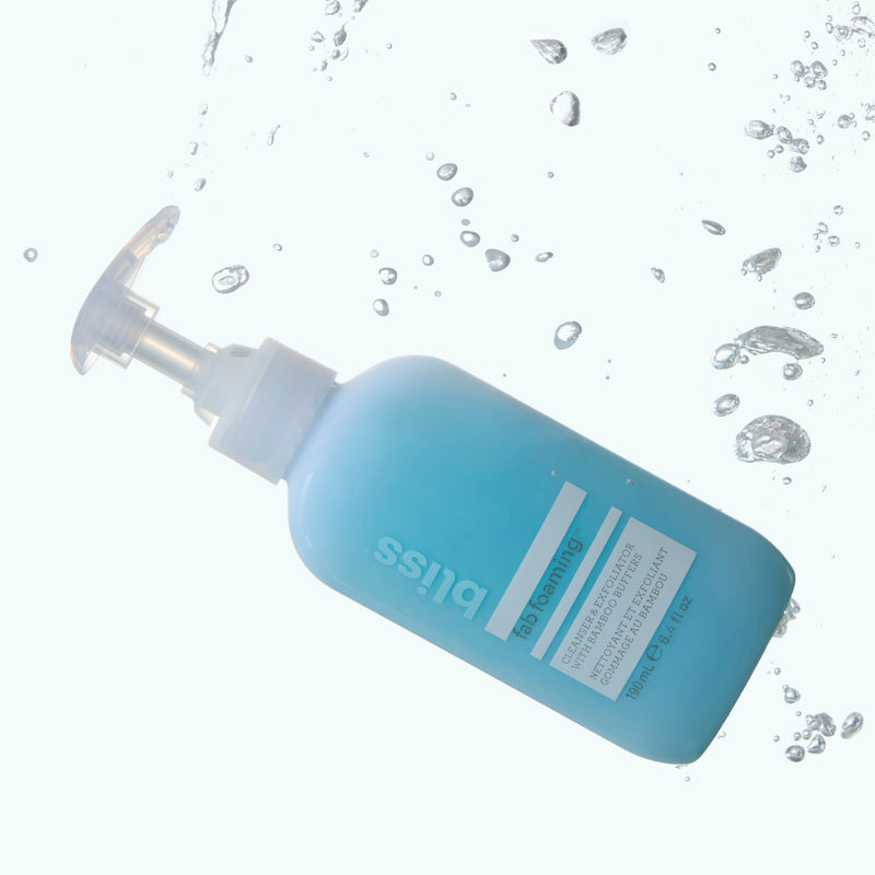 Bliss Bright Idea Vitamin C Serum + Fab Foaming 2-in-1 Cleanser Duo | Brightening & Exfoliating Skincare Set for Radiant, Smooth Skin