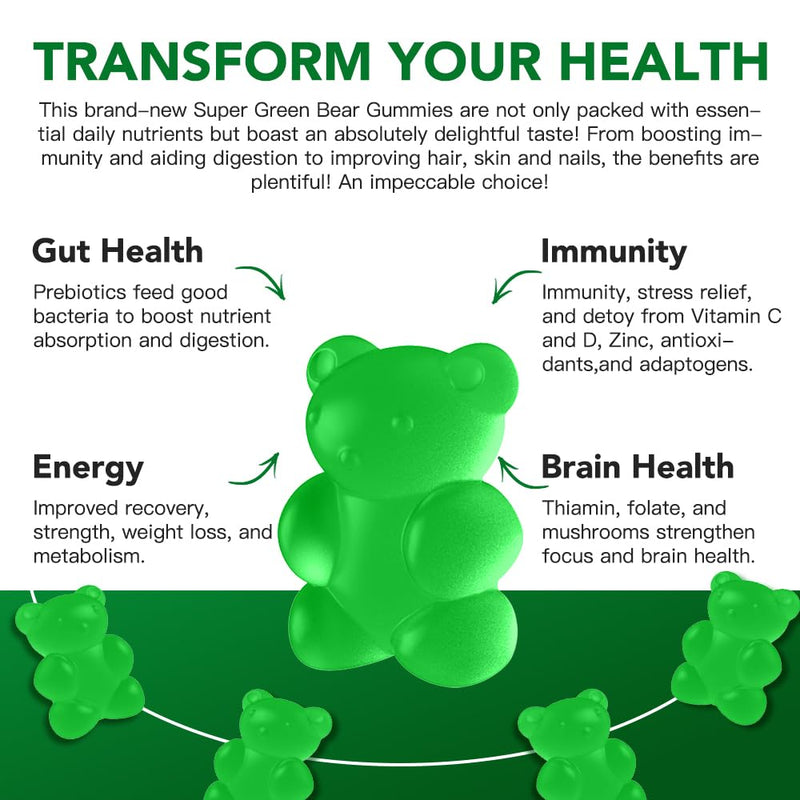 Vegetable Fibre Gummies 60 Pieces: Boost Fibre Intake + Multi-Nutrient Support，additive-Free 60 count (Pack of 1)