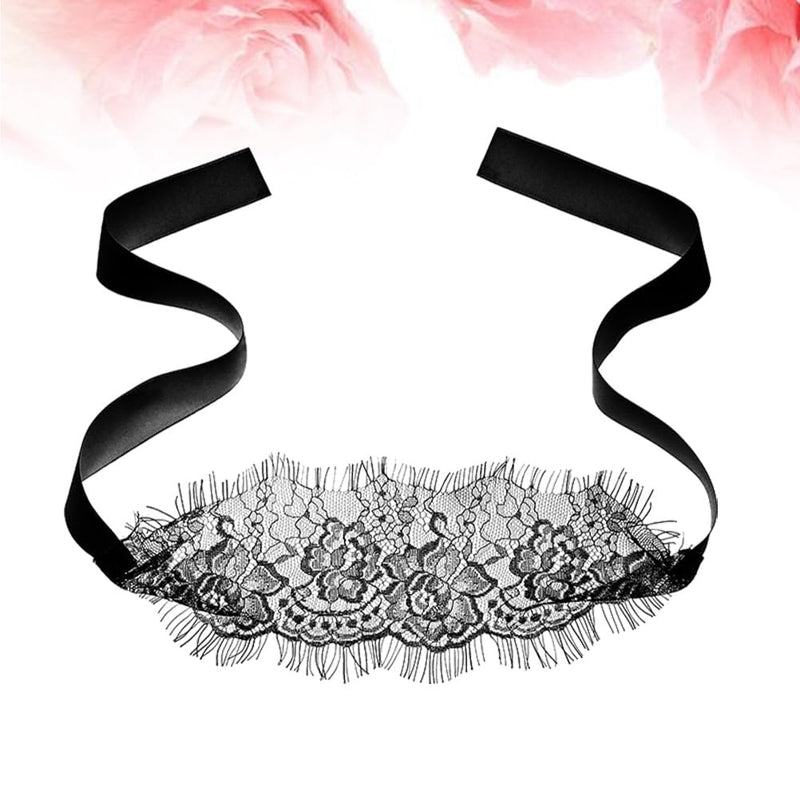 Lace Mask Lace Eye Blinder Black Eyelash Lace Mask Blinder Exotic Party Masks Nightclub Mask Headwear Lace Masquerade Mask for Couple