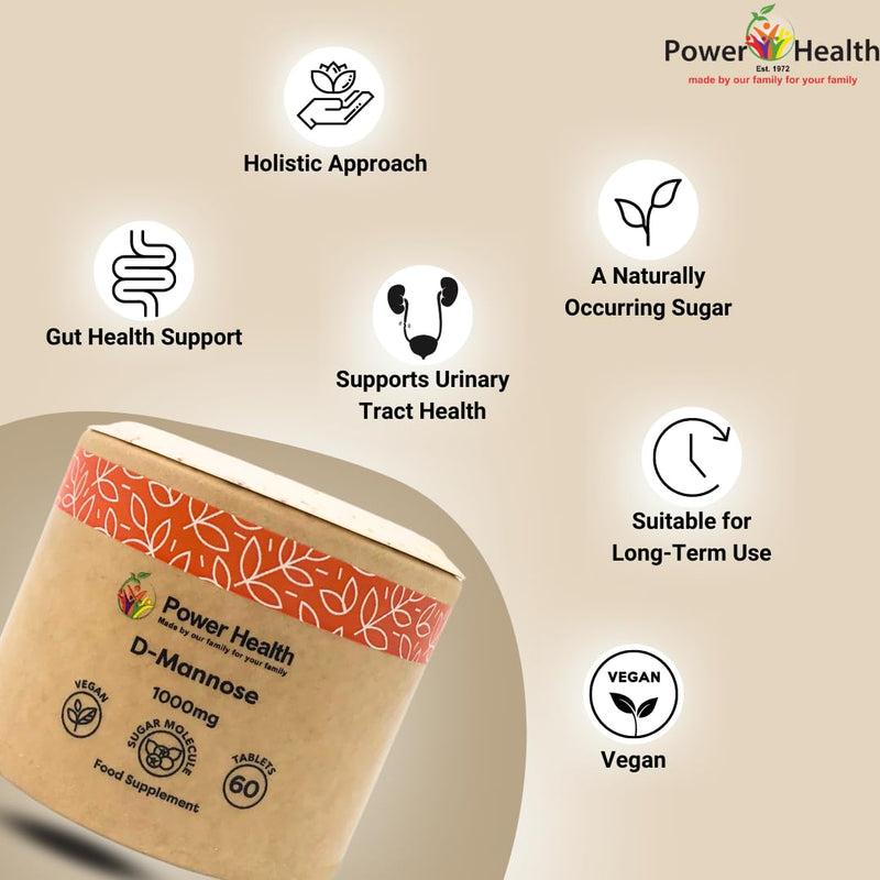 Power Health D-Mannose 1000mg 60 Tablets