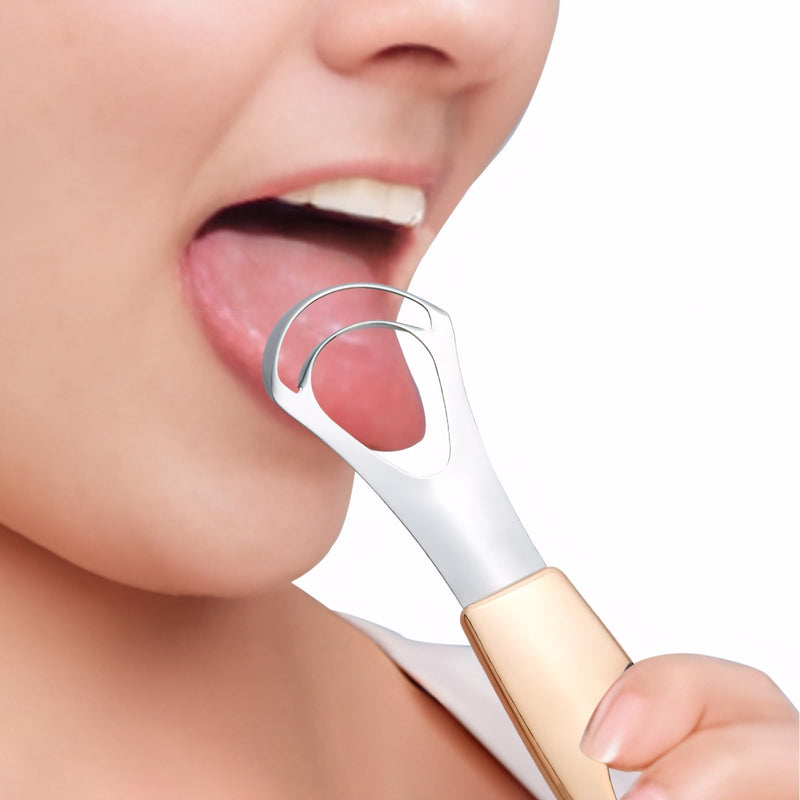 [Australia] - Tongue Cleaner, Tongue Scraper, Tongue Cleanser, Tongue Scraper, Tongue Scraper Cleaner, Helps Fight Bad Breath, Tongue Scrapers (Purple&Blue&Orange) Purple&Blue&Orange 