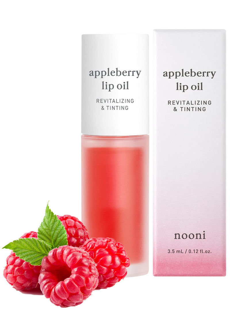 NOONI Applebutter Lip Mask + Lip Oil Collection (Appleberry + Applecoco + Applemint Lip Oil) Lip Care Bundle