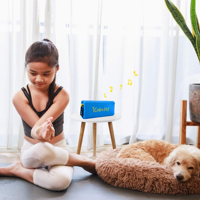 Calm Canine Gold Pak | iCalmPet Ruff 'n Ready Portable Speaker with 3-hrs Dog Calming Music - PawsPlanet Australia