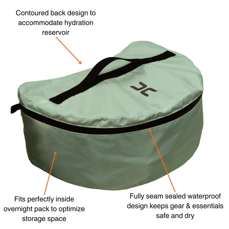 Hillsound PackStack Pro Storage Cubes, Waterproof Packing Cubes, Backpacking & Camping Space-Saving Modular Pack Organizers (Mint, SHORT Fits 60L+ Pack) Mint