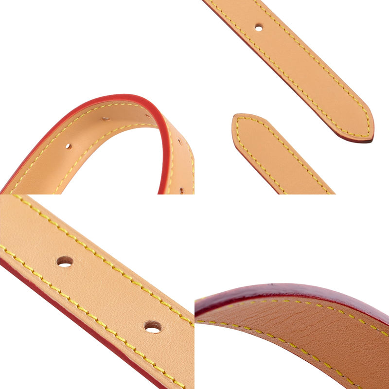 jiesinlov Vachetta Leather Straps Replacement Adjustable Crossbody Bag Shoulder Strap for Carryall Tote Handbag(STRAP B-125) Beeswax-w0.8in&l49.2in