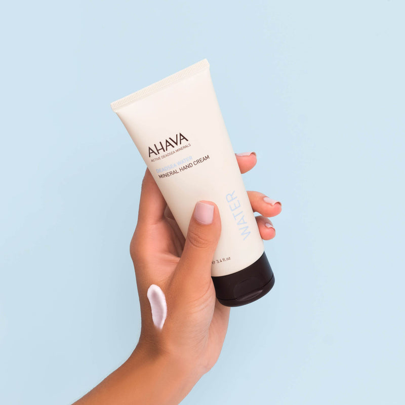 [Australia] - AHAVA Dead Sea Water Mineral Hand Cream - Hand Moisturizer For Dry Cracked Hands, Light & Fast Absorbing, Enriched with Exclusive blend Osmoter, Smoothing Witch Hazel & Soothing Allantoin Original 3.4 Fl Oz (Pack of 1) 