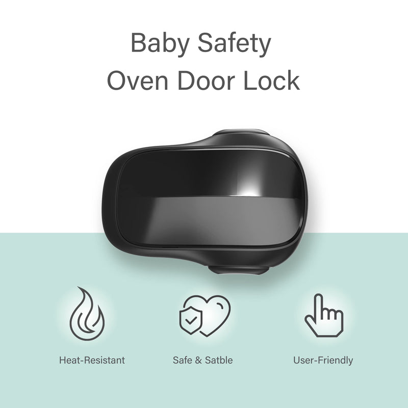 [Australia] - Oven Child Safety Lock, Heat-Resistant, Black 