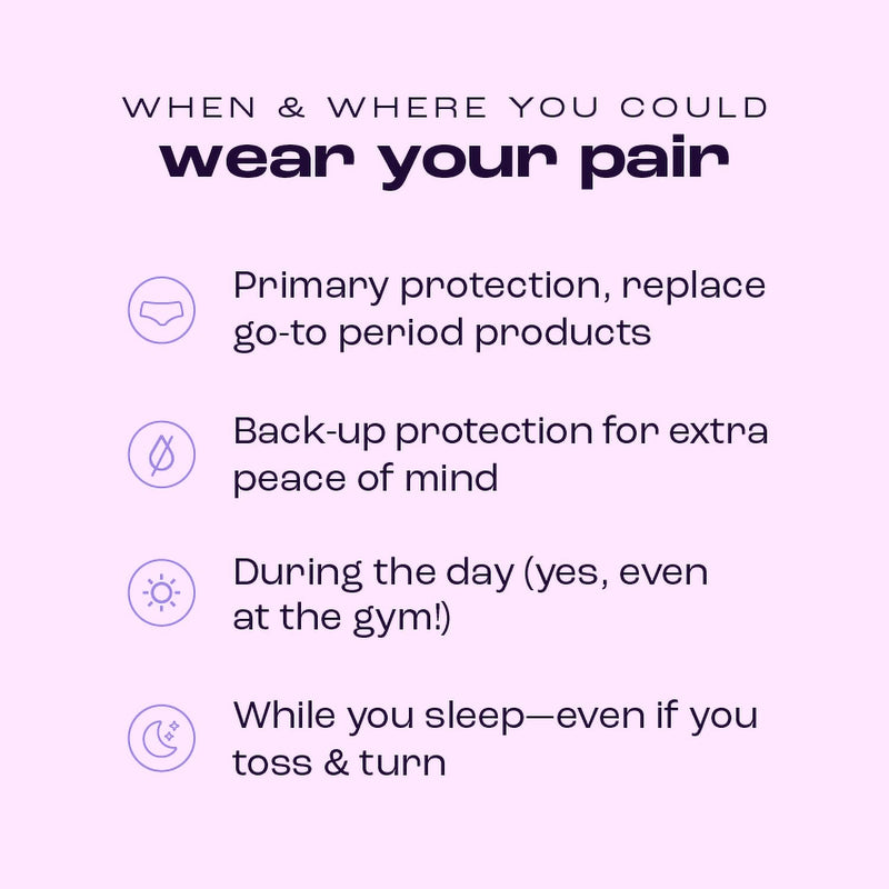 [Australia] - Bambody Absorbent Brief, Period Underwear for Women and Teens - Super Comfy, Protective - Soft, Breathable Large 3 Pack: Black 