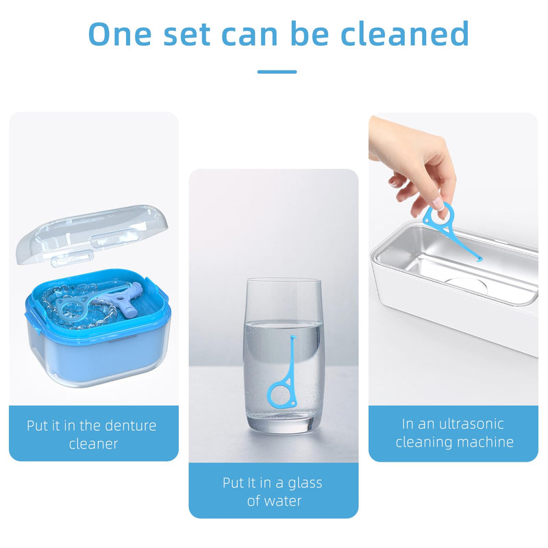 [Australia] - Aligner Removal Tool, 10 Invisible Braces Removal Tools, Retainer Remover Tool, Suitable for Removing Braces, Trays, Retainers, Dentures and Aligners(Blue). Regular size B 10pcs Light blue 