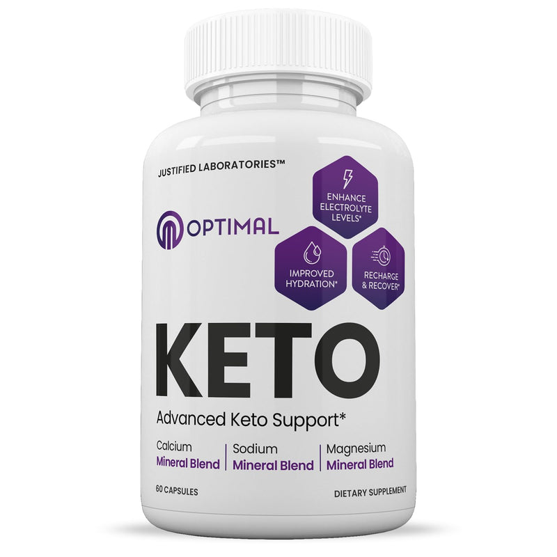 [Australia] - Optimal Keto Pills 1275MG New & Improved Formula Contains Apple Cider Vinegar Extra Virgin Olive Oil Powder Green Tea Leaf 60 Capsules 