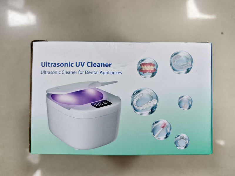 [Australia] - Ultrasonic Retainer Cleaner Machine - 45kHz for Dentures, Mouth Guards, Aligners, Dental Trays White 