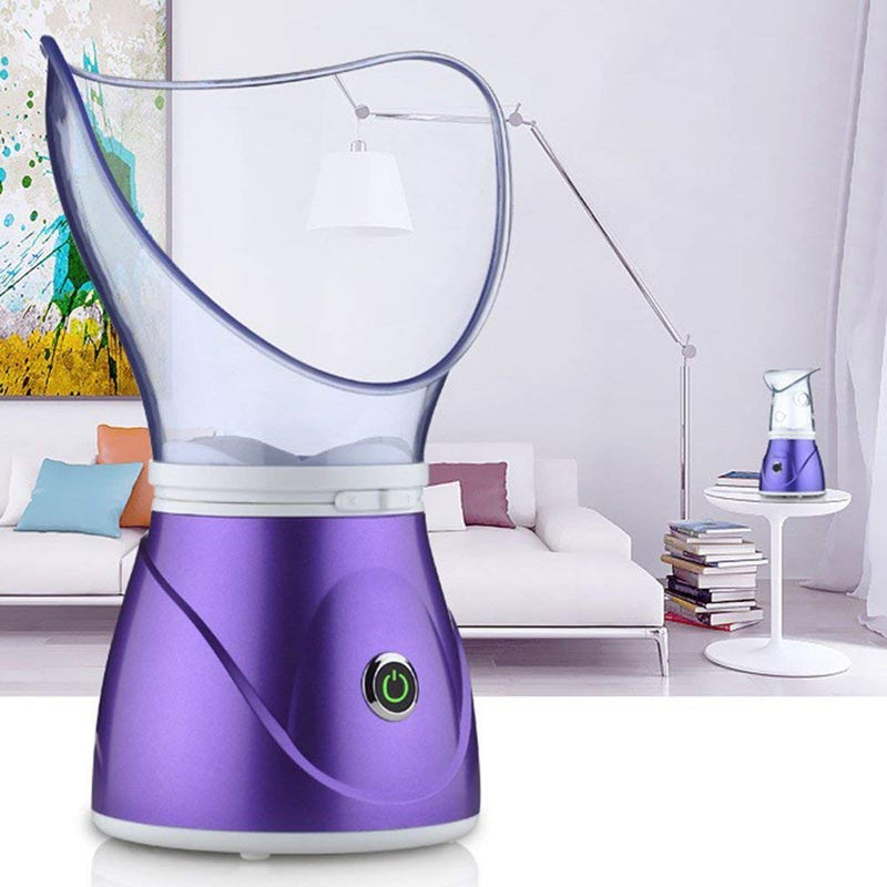 [Australia] - Facial Steamer,Nano Ionic Face Steamer for Home Facial,Face Sauna Spa Sinuses Moisturizing Cleansing Pores for for Women Moisturizing Home SPA 