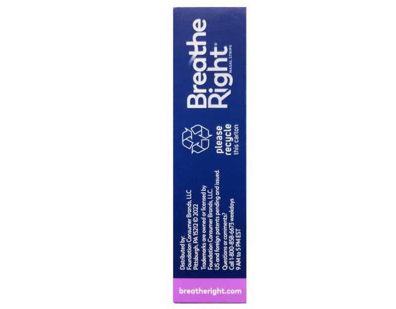 [Australia] - Breathe Right Calming Lavender Scented Drug-Free Nasal Strips for Nasal Congestion Relief, 6 Pack of 26, 156 Count Total 