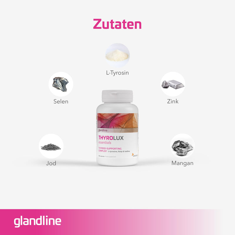 [Australia] - Iodine tablets - Thyroid - Iodine 150µg - Zinc, Selenium, L Tyrosine, Manganese - Plant origin - 180 capsules High dosage for 180 days - Thyrolux Sensilab 