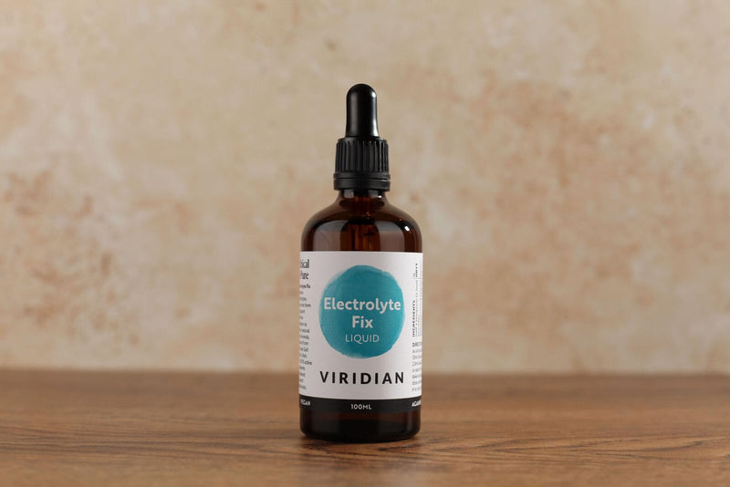 Viridian - Electrolyte Fix Liquid – 100ml | Concentrated Electrolyte Blend with Magnesium, Potassium & Sodium | Supports Electrolyte Balance & Muscle Function | 100% Active Ingredients 100 ml (Pack of 1)