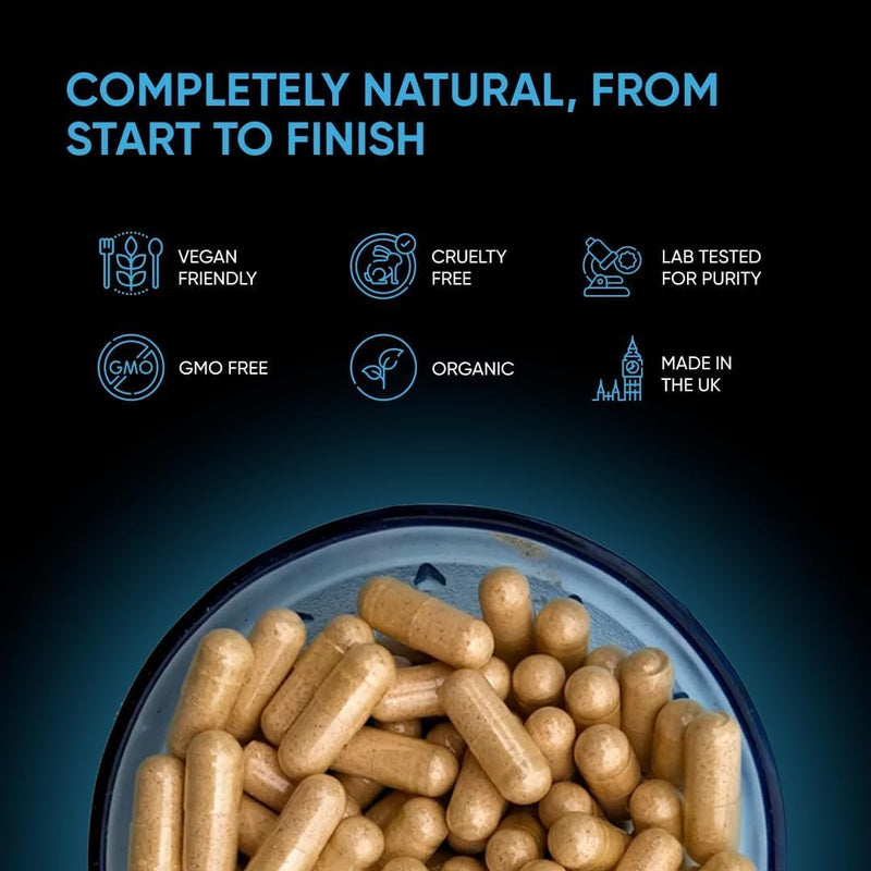 [Australia] - Bottom Fiber Supplement for Effortless Prep Time - Helps Promote Digestive Regularity - Psyllium Husk Based - for Men Who Bottom, 120 Capsules 120 Capsules per Pack 