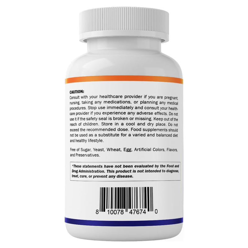 Vitamatic R-5-P Riboflavin-5-Phosphate (Vitamin B2) 50 mg | 120 Capsules | High Potency, Easy-to-Swallow Vegetarian Capsules 120 Count (Pack of 1)