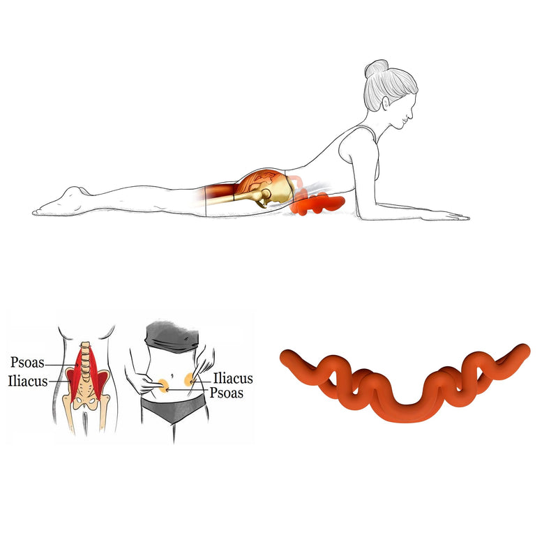 [Australia] - Back Deep Tissue Massager, Back Stretcher, Relieve Low Back Pain, Middle Back Pain and Sciatica, Athletes Muscle Recovery Tool 
