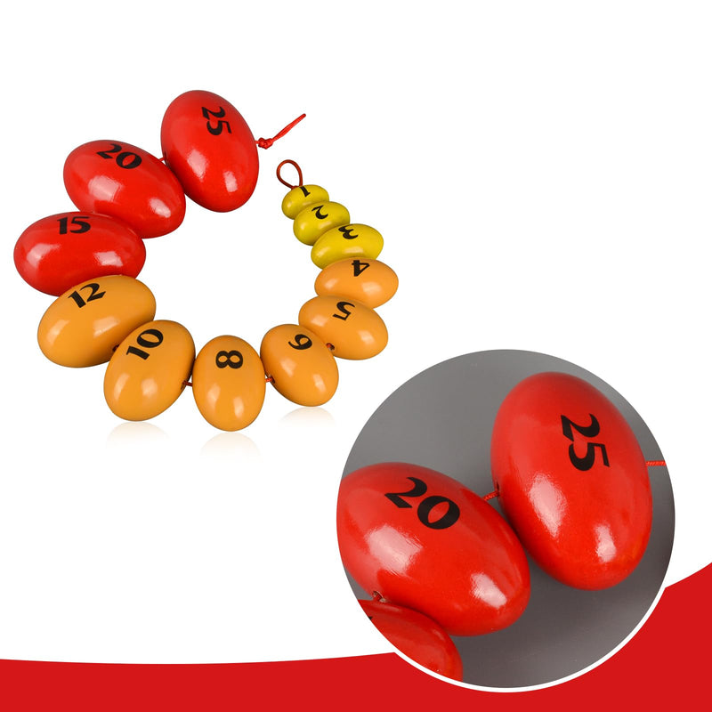 [Australia] - Prader Wooden Orchidometer, Prader Balls, Endocrine Rosary for Measuring Testicular Scale in Clinic/Hospital, Best Gift for Endocrinologists and Pediatricians - A 