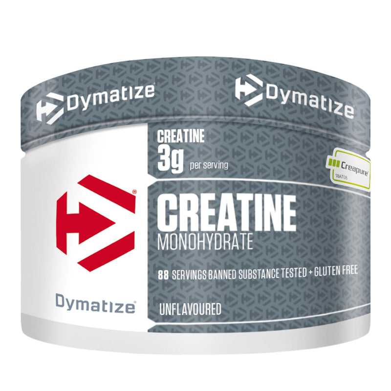 Dymatize Creatine Monohydrate Unflavored Powder 300g - 100% Creapure Creatine - Amino acids - creatine 88 Servings
