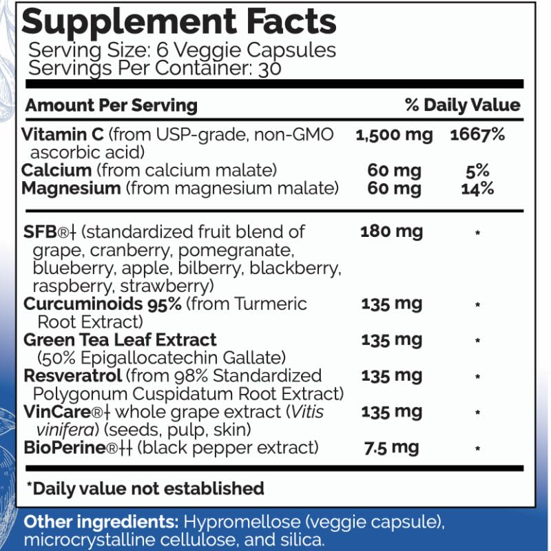 ULTIMATE PROTECTOR+ | High-ORAC Nrf2 Activator Antioxidant Supplement | Triple Action | Multiple Plant-Based Nrf2 Activators | Ultra Potent High-ORAC Antioxidants | Non-GMO Vitamin C | 180 Veggie Caps