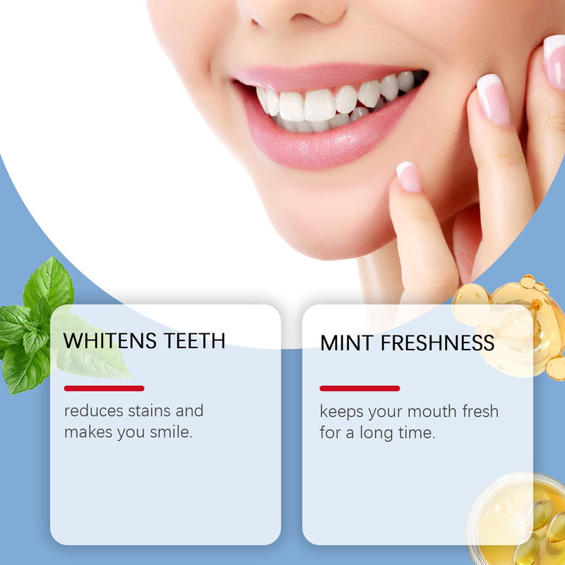 9.9% Hydroxyapatite Toothpaste, Nano Hydroxyapatite Toothpaste for Enamel Repair and Tooth Strengthening, Fluoride Free Whitening Tooth Paste for Sensitive Teeth Gentle Mint Fresh Breath (2) 2